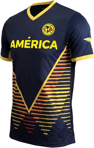 Icon Sports Kids Club America Short Sleeve Soccer Jersey - Youth Sizes - Licensed America Navy Blue Shirt in Saudi Arabia