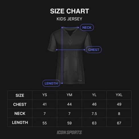 Icon Sports Kids Club America Short Sleeve Soccer Jersey - Youth Sizes - Licensed America Navy Blue Shirt in Saudi Arabia