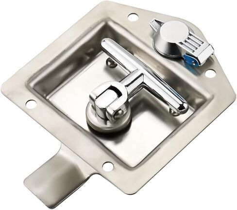 Stainless Steel Panel Lock Industrial Cabinet Lock Heavy-Duty Engineering Vehicle Vehicle Lock 1Pcs in Kuwait