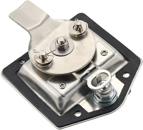 Stainless Steel Panel Lock Industrial Cabinet Lock Heavy-Duty Engineering Vehicle Vehicle Lock 1Pcs in Kuwait