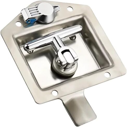 Stainless Steel Panel Lock Industrial Cabinet Lock Heavy-Duty Engineering Vehicle Vehicle Lock 1Pcs in Kuwait