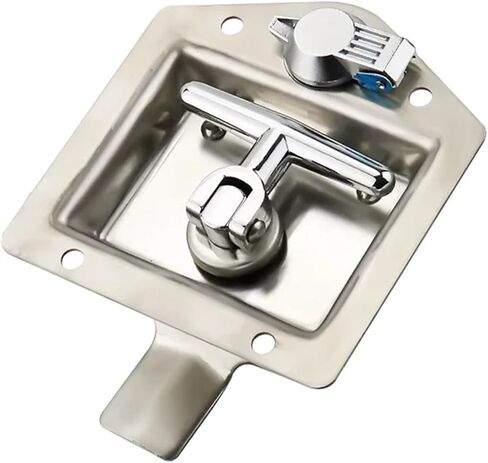 Stainless Steel Panel Lock Industrial Cabinet Lock Heavy-Duty Engineering Vehicle Vehicle Lock 1Pcs in Kuwait