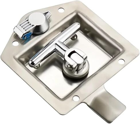 Stainless Steel Panel Lock Industrial Cabinet Lock Heavy-Duty Engineering Vehicle Vehicle Lock 1Pcs in Kuwait