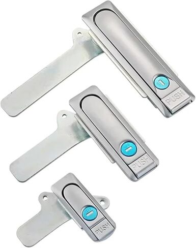 Zinc Alloy Flat Lock Industrial Stamping Bounce Lock Machine Equipment Cabinet Flat Lock 1Pcs(Large) in Kuwait