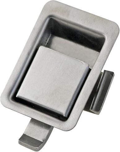 Stainless Steel Square Lock Industrial Equipment Flat Lock Distribution Box Panel Lock 1Pcs(Curved Tongue) in Kuwait