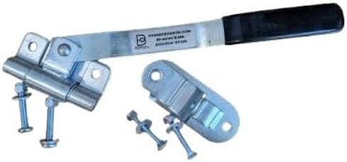 Trailer Cargo Side Door Latch Welded Cam Bar Lock Single Point Tuck Under Hinge-Hasp- Mounting Hardware-Zinc Plated. Applications used on narrow margin door frame with less mount area. in Kuwait