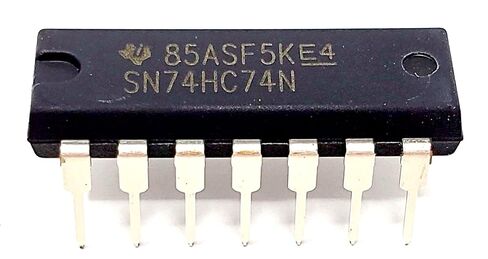 SN74HC74N 74HC74 Dual D-Type Positive-Edge-Triggered Flip-Flops with Clear and Preset Breadboard-Friendly (Pack of 5) in Kuwait