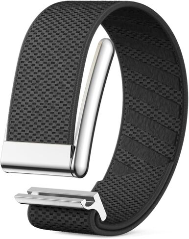 سوار معصم رياضي من النايلون المرن متوافق مع Whoop 5.0، حزام بديل ناعم ومسامي ومقاوم للماء ومقاوم للعرق وقابل للتعديل مع منزلق معدني وإطار على شكل حرف U للرجال والنساء | ليس من أجل Whoop Gen 4 in Kuwait