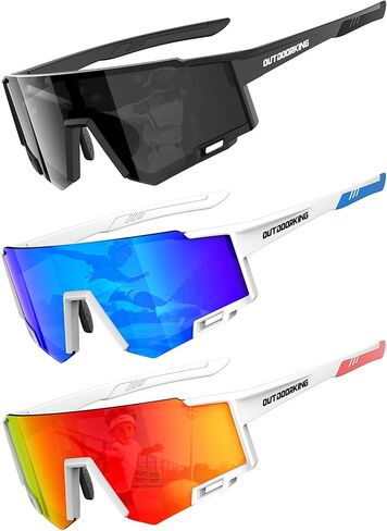 NSSIW Kids Sunglasses Boys Sun-Glasses: Sports Youth Baseball Sunglasses Girls with UV400 Unbreakable 3 Pack Age 6-16 in Kuwait