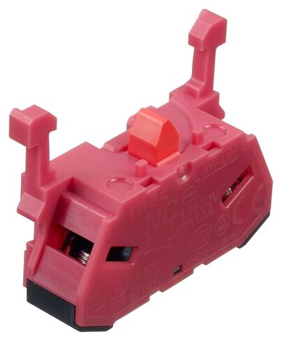 IDEC HW-U01 10A @ 110VAC, Contact Block, Screw Terminal, SPST-NC, Switch Body in Saudi Arabia