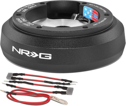 NRG Innovations SRK-RL160H-BK محول محور عجلة القيادة القصير متوافق مع 89-05 Mazda Miata / 90-03 Protege / 86-95 RX-7/04-10 RX-8، أسود in Kuwait