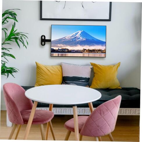 POPETPOP Adjustable Computer Monitor Wall Mount Bracket Fixed TV Wall Bracket for Screens Up 32 Space-Saving Design in Saudi Arabia