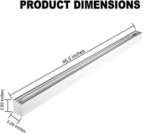 4 عبوات من مصابيح LED الخطية لأعلى ولأسفل 4FT 20-60W 7800LM، 0-10V عكس الضوء 3000-6500K 5 ألوان متغيرة، اتصال سلس، إضاءة تجارية مكتبية قابلة للربط، غطاء أبيض معلق ومثبت على السطح in Saudi Arabia