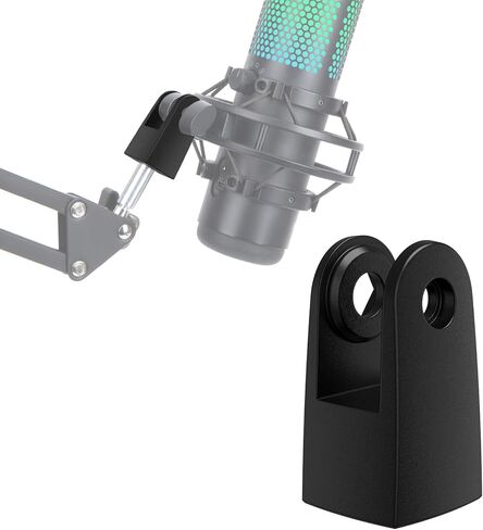 لذراع HyperX Quadcast S Boom - ذراع ميكروفون مطور مع غطاء إسفنجي للميكروفون يقلل من ضوضاء الرياح، ذراع ذراع أبيض لـ Hyperx Quadcast، محول 3/8 بوصة إلى 5/8 بوصة متوافق مع الطرز الأخرى in Kuwait