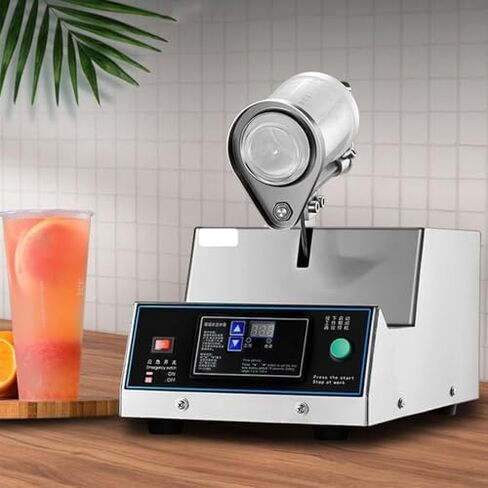 شاكر شاي الحليب الكهربائي، آلة ميلك شيك أوتوماتيكية بالكامل، لوحة تحكم ذكية، مناسبة للمقاهي ومحلات المشروبات. in Kuwait