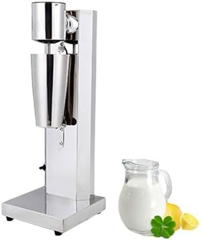 High-Speed Electric Milkshake Maker, 180W Milk Frother with Large Measuring Cup, 18000 RPM Efficiency for Frappe, Frothy Milk & Juices for Home & Baristas in Saudi Arabia