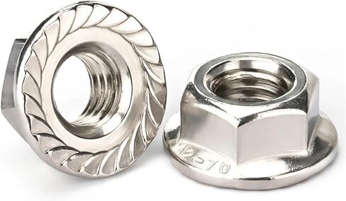 Lock nuts, 1/2/ 5/10/ 20/50 Pcs 304 Stainless Steel Hexagon Pinking Slip Locking Lock Nut M3 M4 M5 M6 M8 M10 M12 M14 M16 M20(M10 x5pcs) in Saudi Arabia