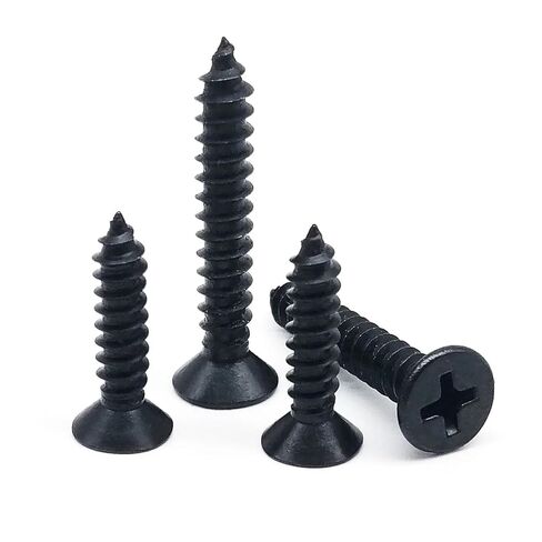 M1.7 M2 M2.2 4/5/6/8-20mm Black-zinc 304 A2 Stainless Steel Cross Flat Countersunk Head Screw 100Pcs(8mm,M2.2 100pcs) in Kuwait