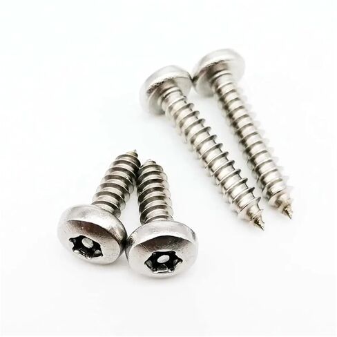 M2.9 M3.5 6.5/8/9.5/13-25mm 304 A2-70 Stainless Steel Six Lobe Torx Pan Round Head Screw 20Pcs(19mm,M3.5) in Kuwait