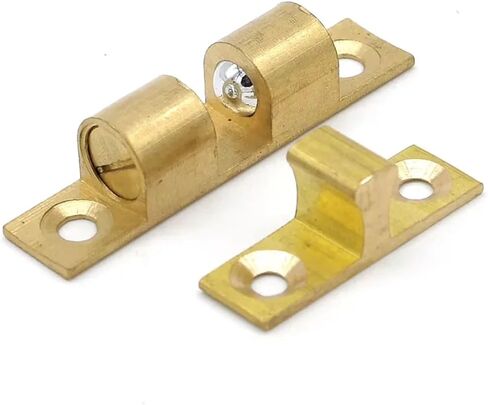Furniture Door Latch Solid Brass Cabinet Door Closet Ball Tension Catch Latch For Furniture Cupboard Cabinet Door 1Pcs(60mm) in Kuwait