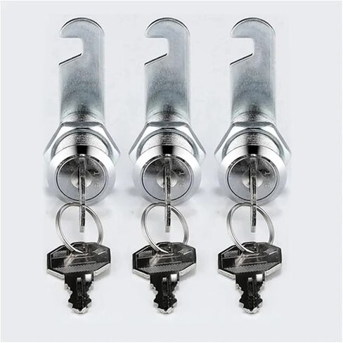 Cam Lock with Keys, Metal Cylinder Cabinet Locker Mailbox Drawer 16mm/20MM/25MM/30MM 1Pcs(B-16MM Universal) in Saudi Arabia