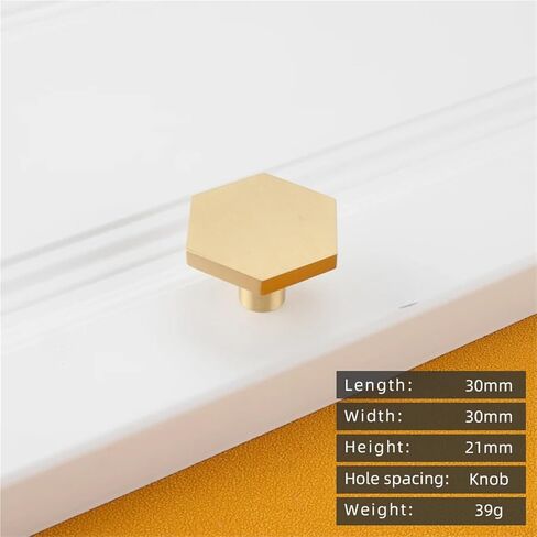 Solid Brass Retro Gold Pull Furniture Hardware Kitchen Single Hole Handles 1Pcs(4-L-30mm) in Saudi Arabia