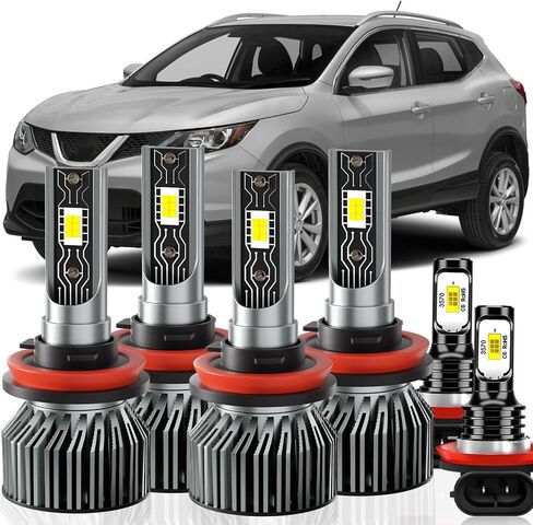 Compatible for Nissan Rogue 2014 2015 2016 2017 2018 2019 2020 Light Bulbs, 6-Pack in Kuwait