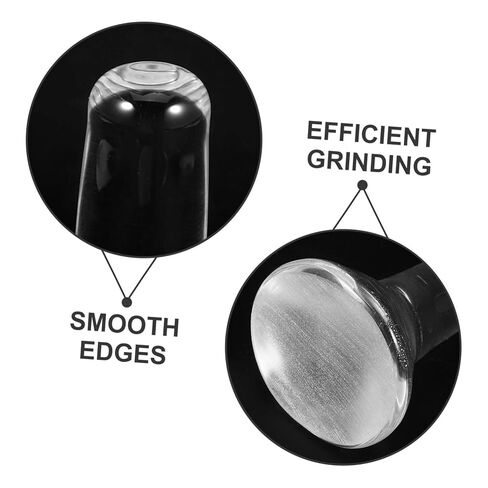 Cabilock Multifunctional Crystal Pestle Flat Bottom Grinding Rod for Efficient Spice and Medicine Grinding for Kitchen Laboratory and Art in Saudi Arabia