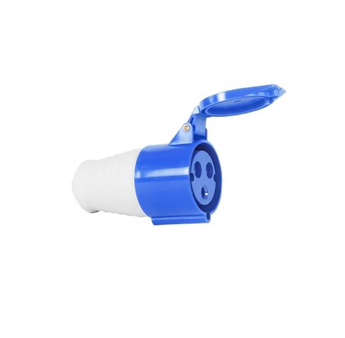 موصل صناعي 16A 32A IP44 مقبس ثلاثي الطور مكشوف ومخفي قابس مباشر أزرق (LX 223 3 core 32A) in Kuwait