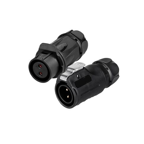 LP20 البلاستيك 2 3 4 دبوس مقاوم للماء M20 الكهربائية ذكر التوصيل أنثى المقبس سلك موصل لحام الطاقة (4pin مجموعة التوصيل 1) in Kuwait