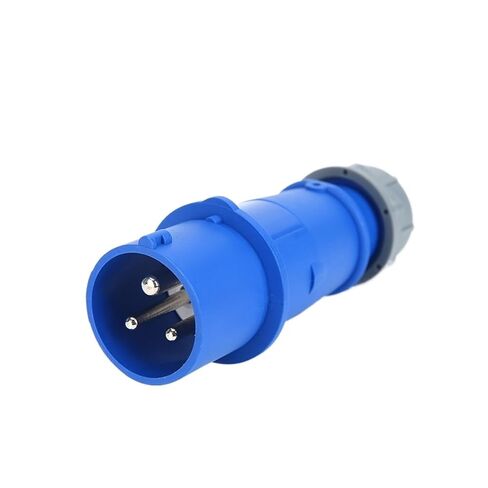 32A 3 Pin 220V-250V IP44 2P+E Electrical Waterproof Industrial Male/Female Connector Power Supply Plug and Socket(323x 32a 3pin) in Saudi Arabia