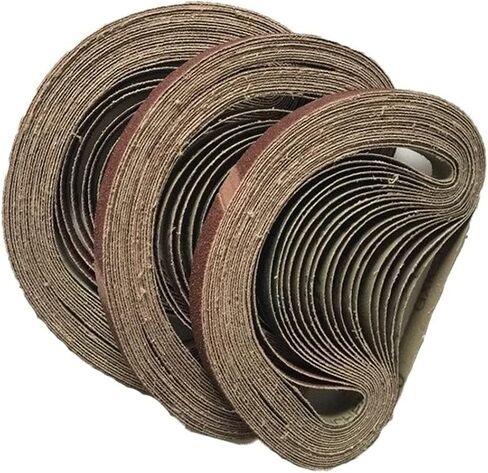 ماكينة صنفرة الحزام، شريط صنفرة كاشط 10 قطع 457 * 13 مم أحزمة صنفرة كاشطة P40-240 ملحقات مطحنة حزام الطحن الخشن إلى الناعم (80) in Kuwait