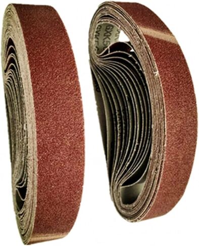 حزام ساندر، شريط كاشطة من ورق الصنفرة 10 قطع 533 * 30 مم حزام سنفرة 40-1000 شريط كاشط حزام شاشة صنفرة ورق تلميع (400) in Kuwait