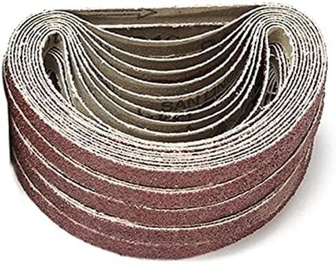 حزام ساندر، شريط كاشطة من ورق الصنفرة 10 قطع 13 * 457 مم أحزمة صنفرة 40-1000 حبيبة شريط كاشطة من ورق الصنفرة لحزام الصنفرة أداة كاشطة لتلميع المعادن الناعمة الخشبية (800) in Kuwait