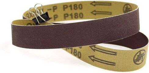 ماكينة صنفرة الحزام، شريط صنفرة كاشط قطعة واحدة p120 915/762/760/686 * 25/40/50 مم شريط حزام صنفرة كاشط لتلميع الخشب الناعم المعدني (760 × 40 مم) in Kuwait