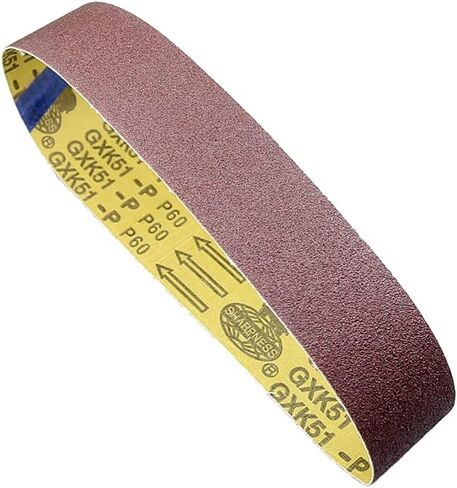 ماكينة صنفرة الحزام، شريط صنفرة كاشط قطعة واحدة p120 915/762/760/686 * 25/40/50 مم شريط حزام صنفرة كاشط لتلميع الخشب الناعم المعدني (760 × 40 مم) in Kuwait