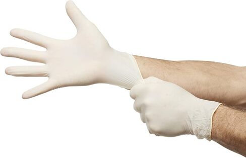 Trilon 2000 PF with MC3 Vinyl Exam Gloves, Powder-Free, Latex-Free, Non-Sterile Medical Gloves - Ivory, Size XL, 100 Count, 1 Box in Saudi Arabia