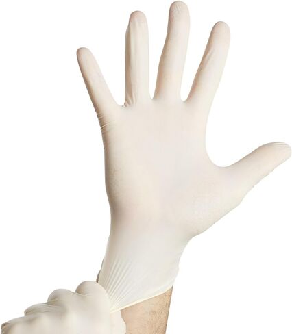 Trilon 2000 PF with MC3 Vinyl Exam Gloves, Powder-Free, Latex-Free, Non-Sterile Medical Gloves - Ivory, Size XL, 100 Count, 1 Box in Saudi Arabia