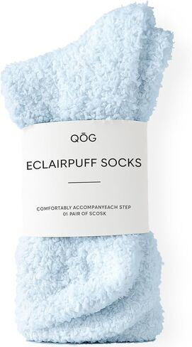 QOG Cozy Cloud Socks - Fuzzy Socks for Women & Men, Warm & Unisex - Soft, Fluffy Sleep Sock - Relaxation Gift in Saudi Arabia