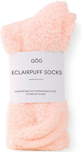 QOG Cozy Cloud Socks - Fuzzy Socks for Women & Men, Warm & Unisex - Soft, Fluffy Sleep Sock - Relaxation Gift in Kuwait