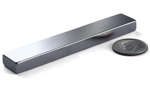 مغناطيس النيوديميوم القوي للغاية N45 3 × 1/2 × 1/4 شريط مغناطيسي دائم، أقوى وأقوى مغناطيسات الأرض النادرة في العالم بواسطة المغناطيس التطبيقي in Kuwait