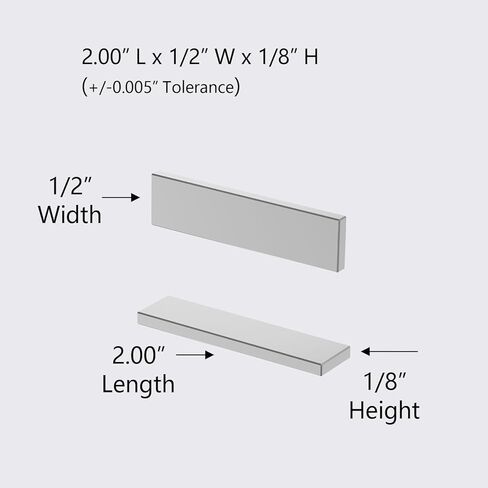 مغناطيس N52 - 2 بوصة طول × 1/2 بوصة عرض × 1/8 بوصة ارتفاع - 10 عبوات، مغناطيس شريط نيوديميوم قوي، مغناطيس قوي من النيوديميوم الصناعي شديد التحمل للثلاجة، المرآب، المطبخ، العلوم، الحرف اليدوية، المكتب، DIY in Kuwait