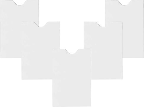 أكمام بطاقات المفاتيح، 2 3/8 بوصة × 3 1/2 بوصة، أبيض، ورق قوي، 500/صندوق in Kuwait