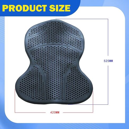 Menolana Silicone Gel Saddle Pad with Ventilation, Washable Non Slip Western/English Riding Saddle Pad for Horses in Saudi Arabia