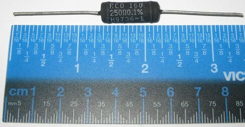 #US 250 Ohm High Precision Wirewound Resistor with Leads - 0.1% Tolerance in Saudi Arabia
