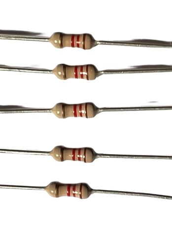 1.2K Ohm Resistors, 1/4 Watt, 5% Tolerance, Pack of 25 in Saudi Arabia