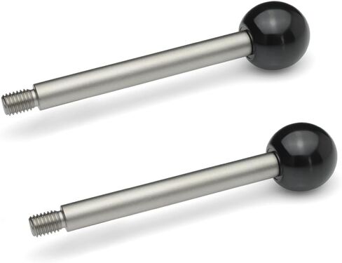 جانتر نورميلينتي | قضبان المقبض - GN 310-10-100-A-NI | قطر المقبض: 10 ملم | ستانلس ستيل | عبوة من 2 in Kuwait