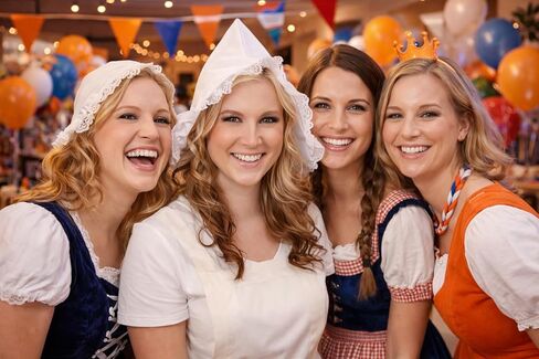 Essence of Europe Gifts Women's Dutch Volendam Costume Party Hat in Kuwait