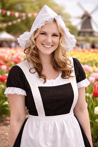 Essence of Europe Gifts Women's Dutch Volendam Costume Party Hat in Kuwait
