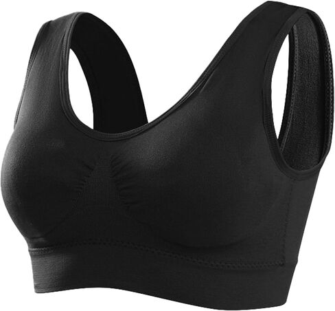 Wireless Sports Bra, Full Coverage U Back Removable Padding in Saudi Arabia